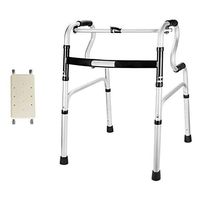 XSWZAQ Folding Walker for Seniors - Adult Walker - Portable Medical Walker with Adjustable Height, 30-37 Inches