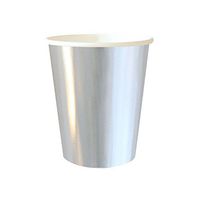 Illume Partyware Celebrate Happiness Silver Foil Cup - Pack of 10