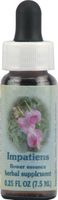 Flower Essence Services Healing Herb Supplement Dropper, Impatiens, 0.25 Fluid Ounce
