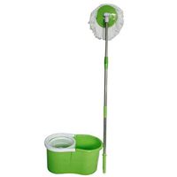 Wonderrun Magic Microfibre Spin Mop Head 360°Bucket to Replacement Mop Skid Proof Handle Household
