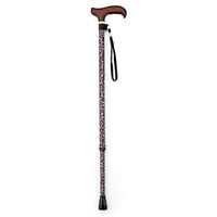 ZSMPY Crutches Can Be Adjusted to Adjust The Elderly Cane Sticks Non-Slip Wood Handle Cane