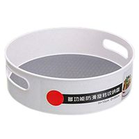 YWILLINK Non-Skid Rotating Storage Container Organizer for Home Kitchen Cosmetics Seasoning