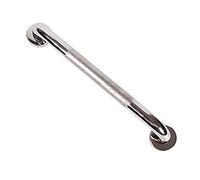 WZHONG European One-Word Thick Knurled Armrest Grab Bar Guide, Bathroom Anti-Slip Children's Elderly Safety Long with Luminous Handle, Perforated Bathtub Toilet Get Up Handle (Size : 30cm)