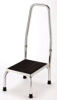 Essential Medical Supply Chrome Plated Foot Stool with Handle
