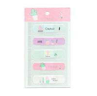 SUKRAGRAHA Cute Adhesive Bandages Lovely Cartoon Print Band-Aid Assorted (5 pc, Cactus)