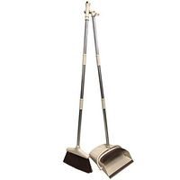 Windproof dustpan extension pole broom combination upright height 47.25 inches by STSUNEU