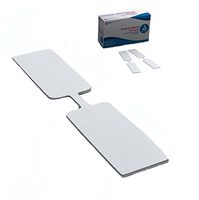 MCK36152000 - Skin Closure Strip 3/8 X 1-13/16 Inch Nonwoven Material Butterfly Closure White