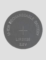 Hillflower 100 Piece LIR2025 2025 CR2025 LM2025 BR2025 Rechargeable Bulk 3.6V Lithium Battery