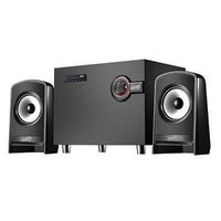 Superasonic 10W + 5W x 2 Bluetooth Multimedia Speaker System, Black