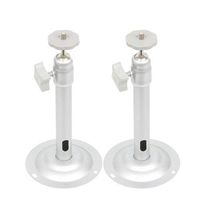 Security Camera Wall Mount, AITEE 360 Degrees Adjustable Aluminum Alloy Heavy Duty Ceiling Bracket for Wyze Cam Pan 1080p Pan Arlo Cam, Arlo Pro,Arlo Pro 2,Baby Monitor,CCTV Cam and More(Silver,2PACK)