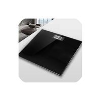 Bathroom Floor Body Scale Glass Smart Electronic Scales USB Charging LCD Display Body Weighing Digital Weight Scale,Cross Rose Gold