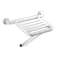 XH Foldable Bathroom Stool Supports up to 330 Lbs. Made of Non-Slip Aluminum Body and Nylon Seat Plate, Luminous Mode for People with Reduced Mobility