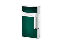 S.T. Dupont Ligne 2 Sunburst Atelier Lighter, Lacquer, Palladium trim, Green