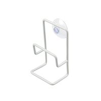 Eyan Stainless Steel Doulbe-deck Sponges Holder Storage Rack for Kitchen Soaps Scrubbers With Simple Plastic Sucker White