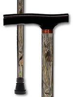 Adjustable T Handle Walking Cane Wildlife Deer Design