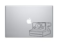Photography #7 - Vintage Film Camera Side Silhouette - 5" Black Vinyl Decal Sticker Car Macbook Laptop