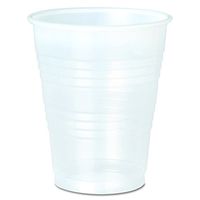 Dart Y10PFTPK Perfect Pack 10 oz Trans Ribbed Wall PS Cup (Case of 500),Translucent