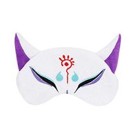 YangYong Sleep Eye Mask, Cotton Blindfold Sleeping Eyemask for Traveling Insomnia with Strap, Cute Funny Comic and Anime Fluff Animal Light Block Mask