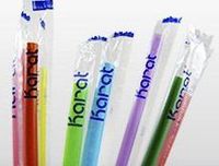 9" Giant Colored Straws - 2500pcs/Case (Orange)