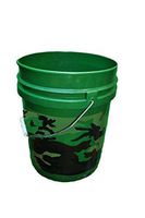 5 Gallon (20L) Plastic Buckets, 3-Pack - Camo