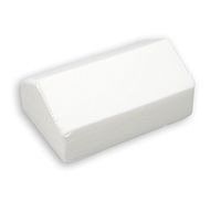Leg Lifter Cushion - Removable Washable Cover - White - 7 Inch Lift - Small - Gentle Lift, Reduce Pressure, Improve Leg Ciculation - by Hermell Products