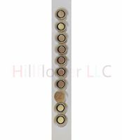 Hillflower 100 pcs AG0 LR63 LR521 G0 379A 179 Bulk 0% Mercury 0% Hg 1.5V Alkaline Light Prime Battery