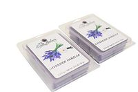 The Scent Galaxy Lavender Vanilla Scented Wax Cubes - 2 Pack of 6 Wax Melts - 100% Pure and Natural Essential Oils - Blend of Soft Lavender and Creamy Vanilla - Long-Lasting Scent