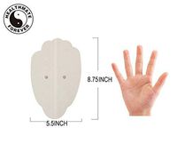 HealthmateForever Replacement Electrode Pad Patch, Electric Massage Reusable Electrodes XXL pad, Flexible self-Adhesive Conductive pad (1 Pad)