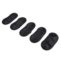eye mask, Sleep Mask, Asixx Travel Sleeping Mask polyester material,Flat design Relieve eye strain and stress, Improve eye dropsy,black color,1 x 5pcs eye masks (Black)