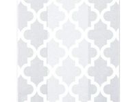 25ct. Small White"GEO Tiles" 7x2x3" Cello Cellophane Treat Food Snack Bags ngKE -495