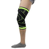 Feccile S-ports & Fit-ness Knitted Knee Brace Support Protector for Youth Adults,1Pcs (XL)