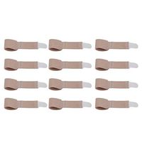 SUPVOX 12pcs Finger Brace Splint Support Finger Wraps Finger Separator for Arthritis Broken Injured Finger Hammer Toe Size L