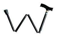 Adjustable Folding Cane Color: Black