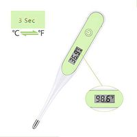 HITON Digital Oral Thermometer, Underarm Thermometer Waterproof Oral Thermometer with Beeper and Memory for Adults and Babies - Monitor Fever Temperature in Quick 20 Seconds(Pink)