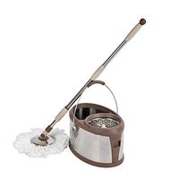 MOP Spinning and Bucket Cleaning Set Hand Pressure Single Barrel Washing and Dehydrating 2 in 1 Cloth2