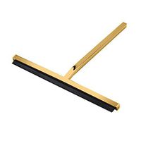 W-Luxury Square Wiper Blade Squeegee for Shower Glass, Windows, Brass (Polished Gold)