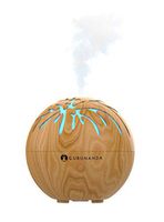 Essential Oils Starter Kit - Mini Tree Ultrasonic Diffuser - Aromatherapy Best Oil Diffuser - Color Changing, Humidifier, Essential Oils Set, Auto Shutoff, GuruNanda (Lightwood (No Oils))