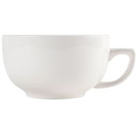 Yanco RE-56 Recovery Cappuccino Cup, 14 oz Capacity, 4.5" Diameter, 2.5" Height, China, American White Color, Pack of 36
