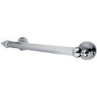 Kingston Brass DR710121 Designer Trimscape Templeton  Grab Bar 12-Inch with TL TIP, Polished Chrome