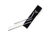 Stainless Steel Straws with Virgin Islands Travel Case