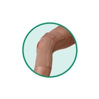 Marshall Pac Support Knee Brace W/Horseshoe Pad Left, Beige, Size 6, XXLarge, Compression 30-40 mmH