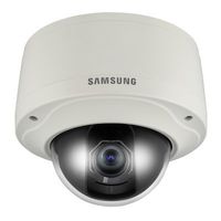 Samsung Hanhwa Techwin SNV-3082 4CIF WDR Vandal-Resistant Network Dome POE Camera for Home, Commercial Building