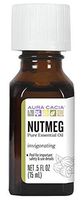 Aura Cacia Pure Nutmeg Essential Oil | 0.5 fl. oz. | Myristica fragrans