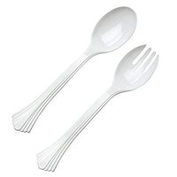 WNA 9 Count Serving Utensils, 10", White