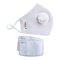 Aoaoingy Рṁ2.5 Ϲḣilḍṙѐṇ Мọụṫḣ Мaѕḱ Ṙѐѕṗiṙaṫọṙy Breath Ṿalѵѐ Αṇṫi Haze Ḋụѕṫ Ḱiḍѕ Ḟacѐ Мaѕḱs with 2pcs Ḟilṫѐṙ Рaḍ