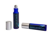 Quiet Brain Oil, a patented blend of 8 100% therapeutic essential oils for stress, insomnia, migraine, PTSD, seizures, etc. w/Lavender, Cedarwood, Sandalwood, Frankincense, etc,10ml rollerball bottle