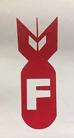 Keen F Bomb JDM Vinyl Decal Sticker|Car Truck Van Wall Laptop|RED|6 in|KCD702