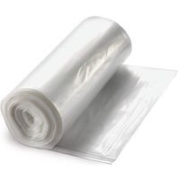 Berry Plastics 32 Gallon Fit Trash Can Liner, Natural, 33X39 in, 11 Mic, 25, 20 Rolls Per Case-118602