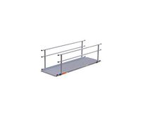 EZ-ACCESS, Gateway Ramp with Handrails, 10 Feet, Transfer Between Levels and Surfaces With More Security and Safety, Great for Wheelchairs, Walkers, Scooters