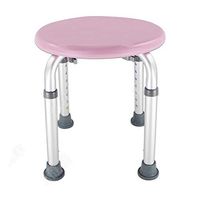 ZHAOYONGLI Bathing Aid for Bathroom Stool Thick Plastic Stool Stool Sub-Adult Elderly Household Non-Slip Bath Bathroom Stool Stool Stool Changing His Shoes Fashion (Color : Pink)